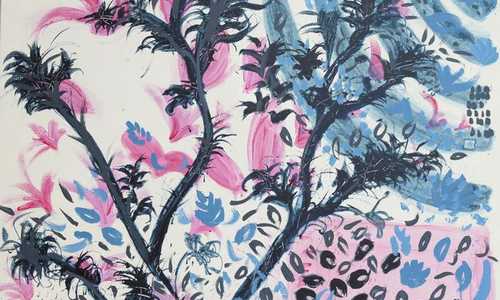 toile_100x100 tulipier