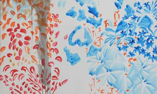 toile_100x100 figuier_azalee